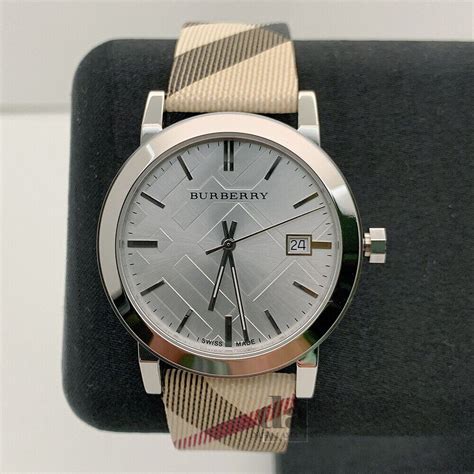 burberry women's bu9022|New Burberry BU9022 Heritage Nova Check Analog Quartz .